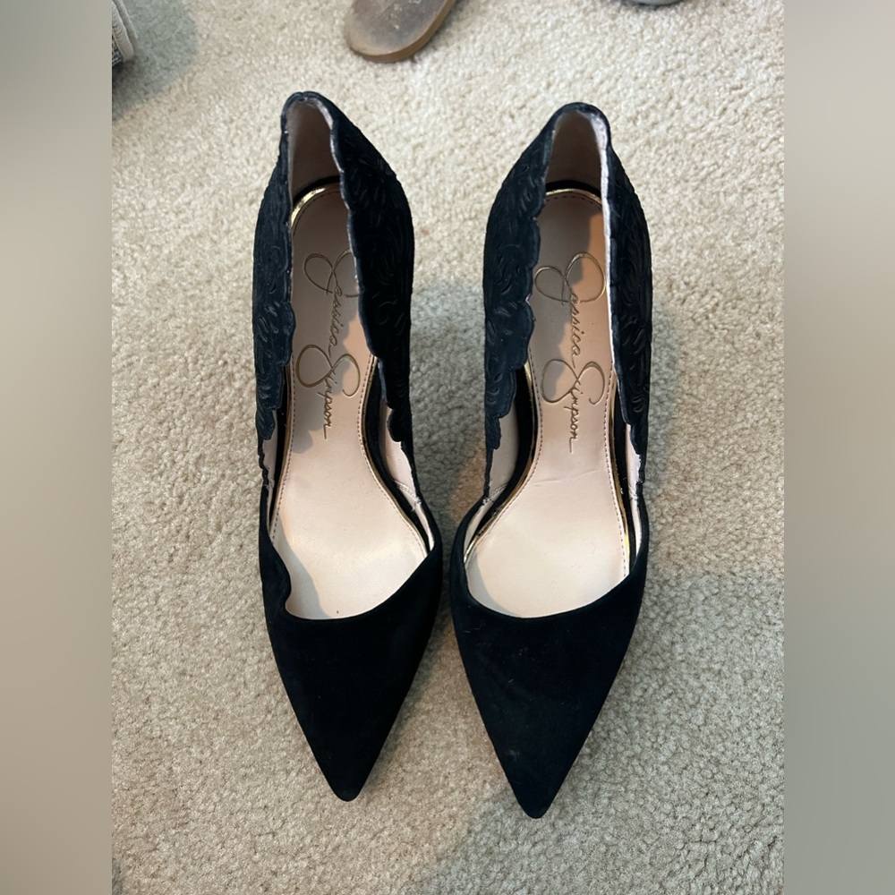 Jessica Simpson Size 6 Womens Black Heels